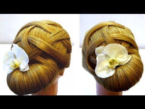 Bridal Prom Hairstyles. Hair Tutorial. Свадебная прическа прическа на выпускной