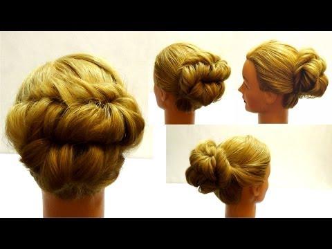 Прическа на каждый день своими руками. Летняя прическа. Everyday Hairstyle Wiyh Your Hands